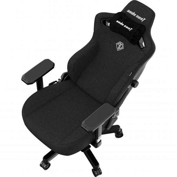 Крісло геймерське Anda Seat Kaiser 3 L Linen Black (87785391) цена