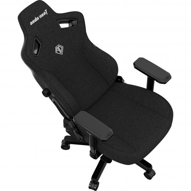 Крісло геймерське Anda Seat Kaiser 3 L Linen Black (87785391) дешево