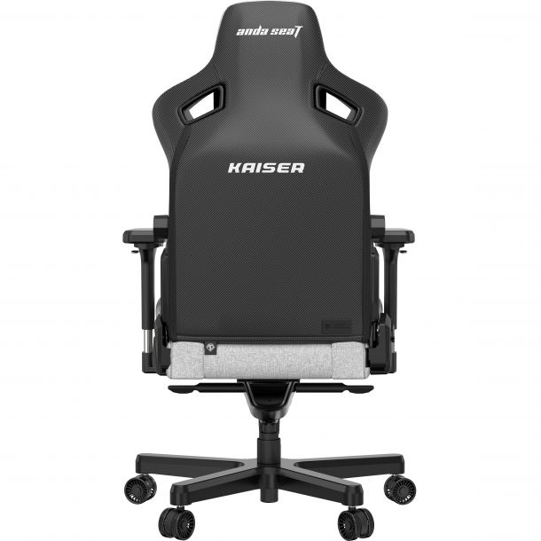 Крісло геймерське Anda Seat Kaiser 3 L Linen Grey (87785392) недорого