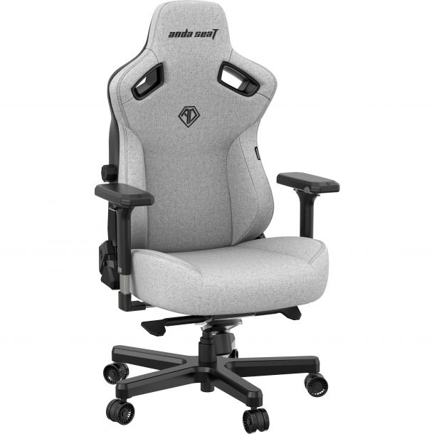 Крісло геймерське Anda Seat Kaiser 3 L Linen Grey (87785392) в Киеве