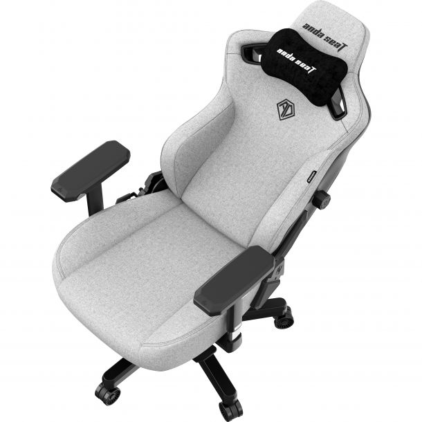 Крісло геймерське Anda Seat Kaiser 3 L Linen Grey (87785392) с доставкой