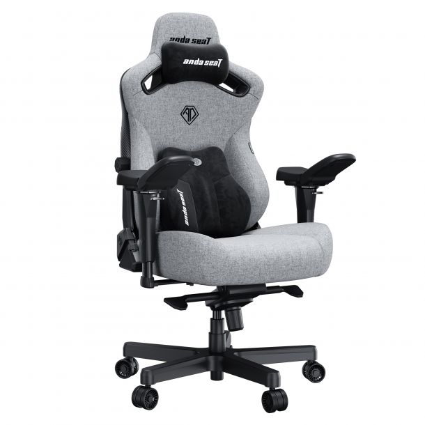 Крісло геймерське Anda Seat Kaiser 3 Pro XL Fabric Grey (871380174) фото