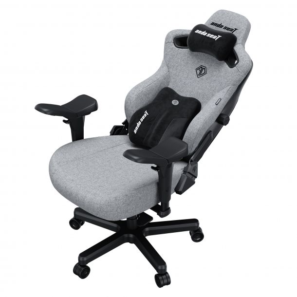 Крісло геймерське Anda Seat Kaiser 3 Pro XL Fabric Grey (871380174) дешево