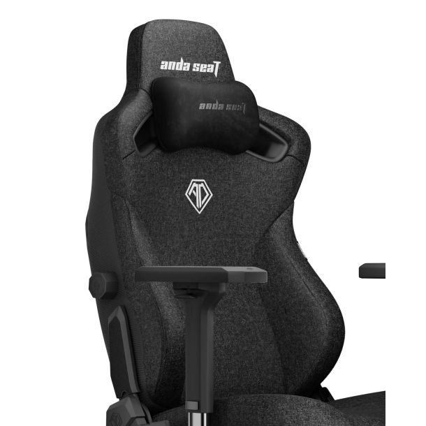 Крісло геймерське Anda Seat Kaiser 3 XL Linen Black (87738568) фото