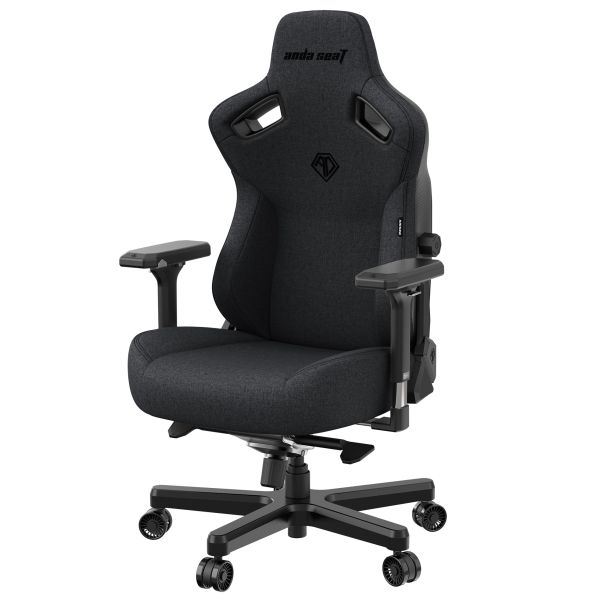 Крісло геймерське Anda Seat Kaiser 3 XL Linen Dark Grey (871485964) с доставкой
