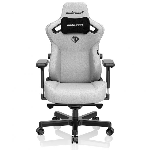 Кресло геймерское Anda Seat Kaiser 3 XL Linen Grey (87524374) с доставкой