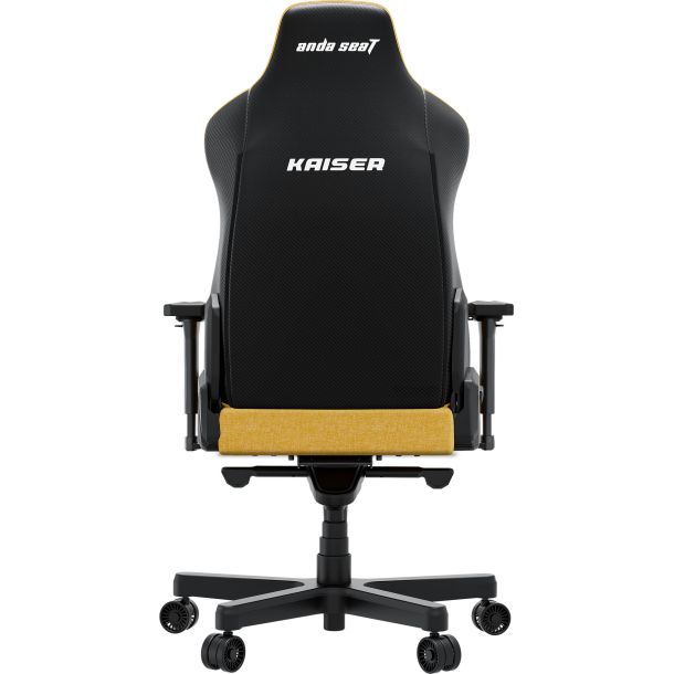 Крісло геймерське Anda Seat Kaiser 3E XL Linen Bright yellow (871488088) дешево
