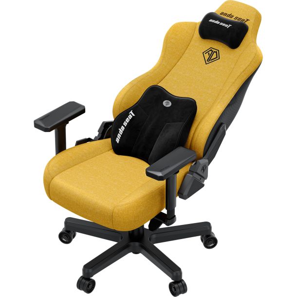 Крісло геймерське Anda Seat Kaiser 3E XL Linen Bright yellow (871488088) в интернет-магазине
