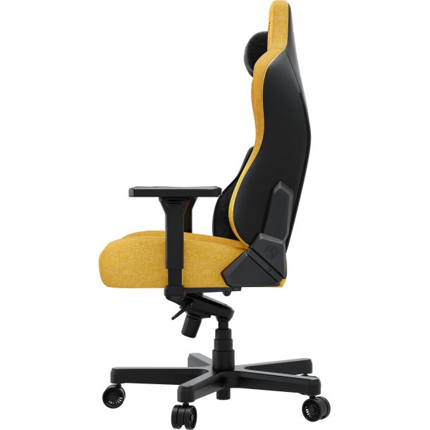 Крісло геймерське Anda Seat Kaiser 3E XL Linen Bright yellow (871488088) с доставкой