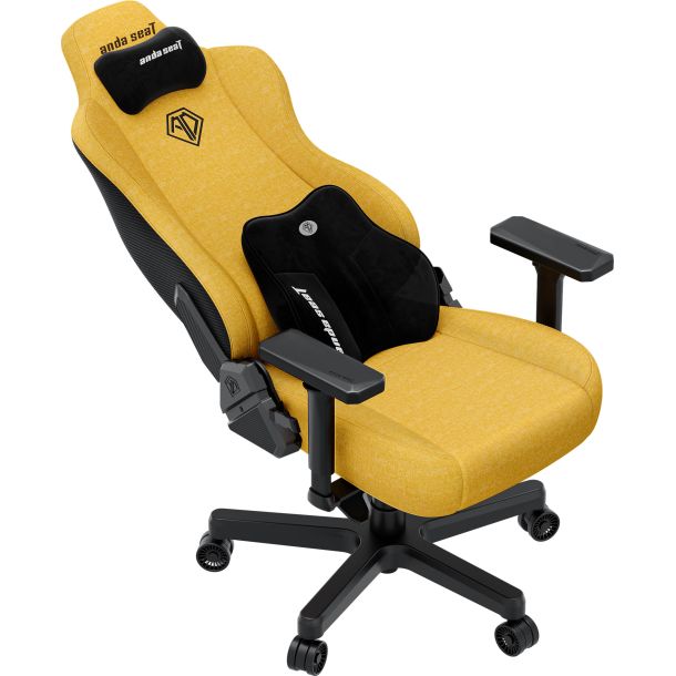 Крісло геймерське Anda Seat Kaiser 3E XL Linen Bright yellow (871488088) в Киеве