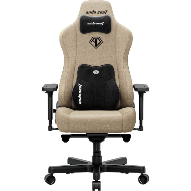 Крісло геймерське Anda Seat Kaiser 3E XL Linen Dark beige (871488091) недорого
