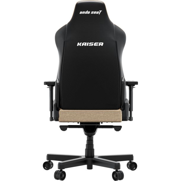 Крісло геймерське Anda Seat Kaiser 3E XL Linen Dark beige (871488091) дешево