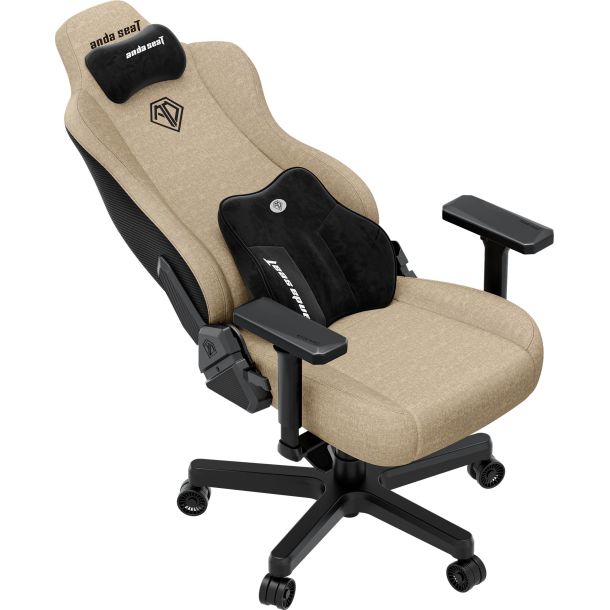 Крісло геймерське Anda Seat Kaiser 3E XL Linen Dark beige (871488091) в Киеве