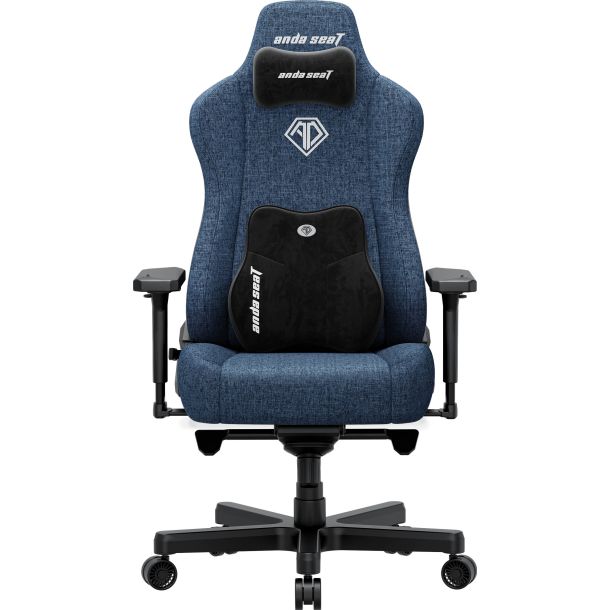 Крісло геймерське Anda Seat Kaiser 3E XL Linen Dark Blue (871488086) с доставкой