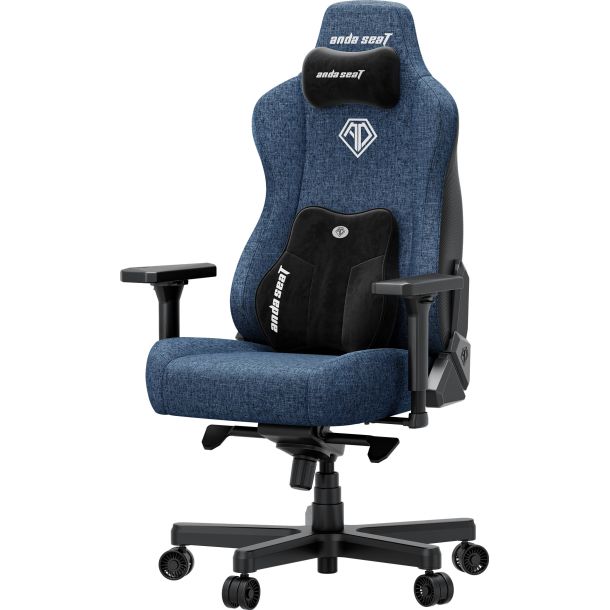 Крісло геймерське Anda Seat Kaiser 3E XL Linen Dark Blue (871488086) купить