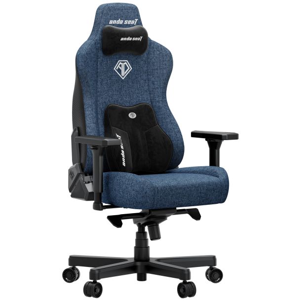 Крісло геймерське Anda Seat Kaiser 3E XL Linen Dark Blue (871488086) kupistul