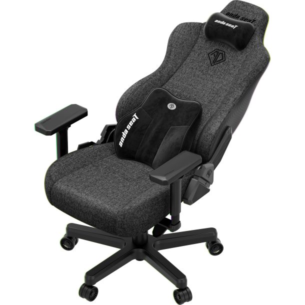 Крісло геймерське Anda Seat Kaiser 3E XL Linen Dark Grey (871486393) недорого