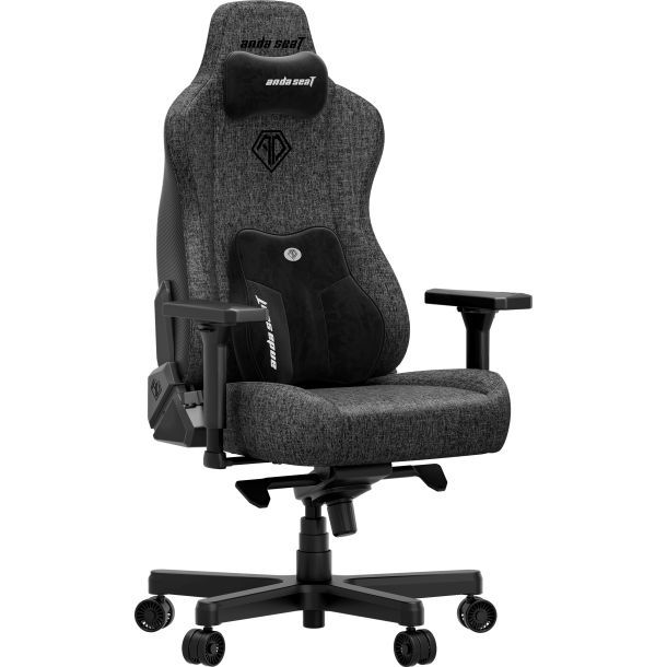 Крісло геймерське Anda Seat Kaiser 3E XL Linen Dark Grey (871486393) фото