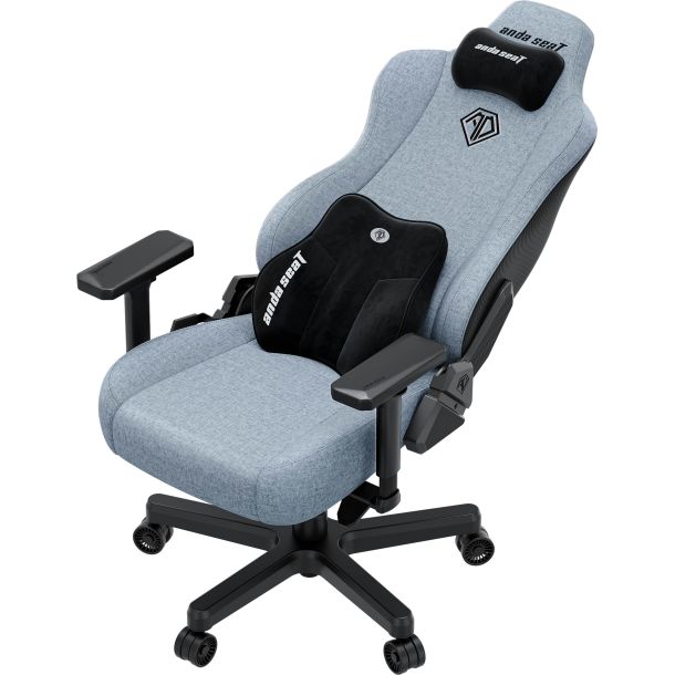 Кресло геймерское Anda Seat Kaiser 3E XL Linen Grey blue (871488093) в интернет-магазине