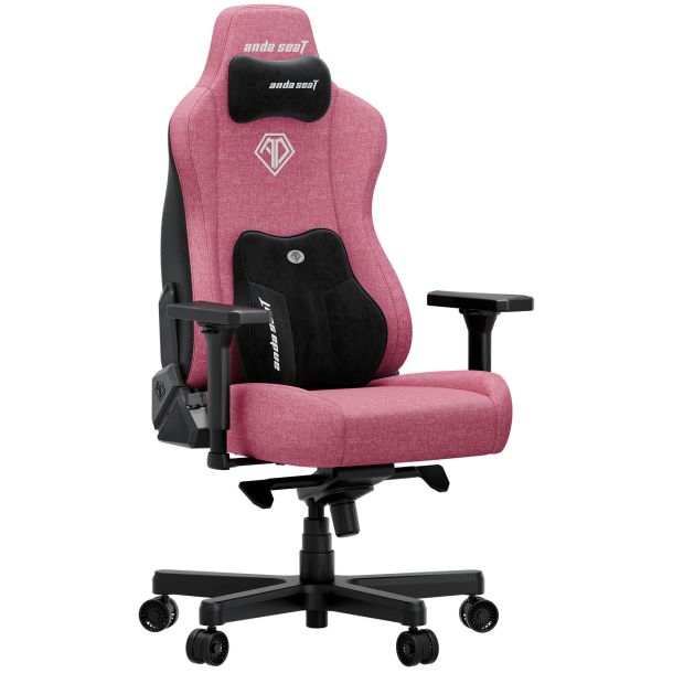 Крісло геймерське Anda Seat Kaiser 3E XL Linen Pink (871488087) kupistul