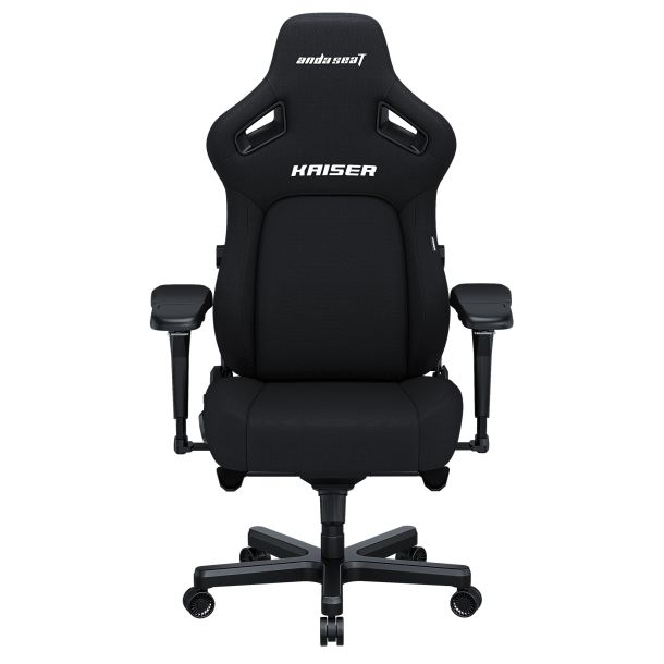 Кресло геймерское Anda Seat Kaiser 4 Size L Linen Fabric Black (871470380) kupistul