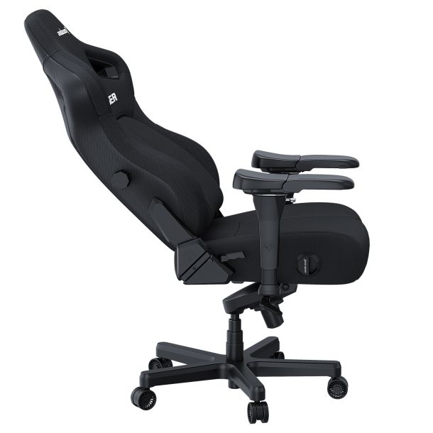 Кресло геймерское Anda Seat Kaiser 4 Size L Linen Fabric Black (871470380) дешево