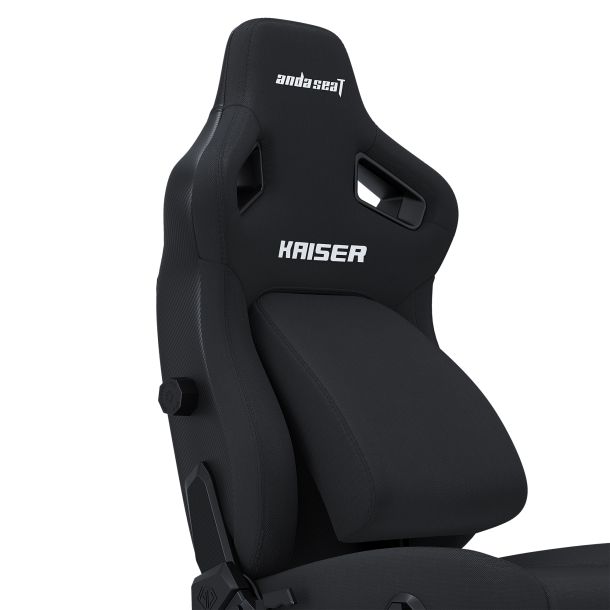 Кресло геймерское Anda Seat Kaiser 4 Size L Linen Fabric Black (871470380) в Украине