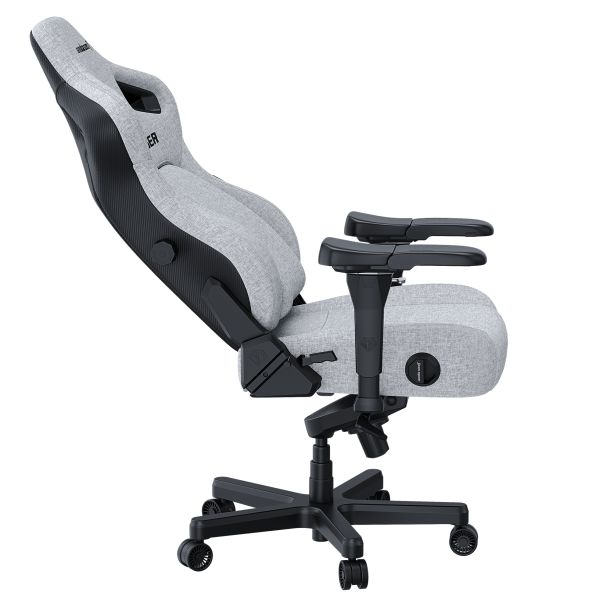 Кресло геймерское Anda Seat Kaiser 4 Size L Linen Fabric Grey (871470381) дешево