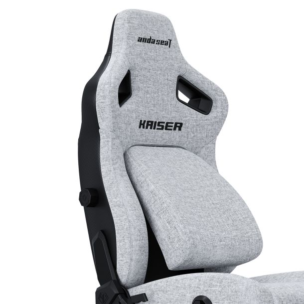 Кресло геймерское Anda Seat Kaiser 4 Size L Linen Fabric Grey (871470381) в Украине