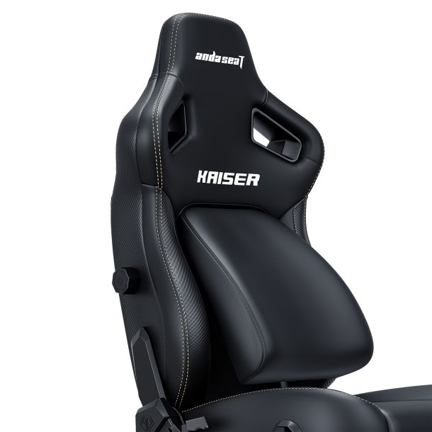 Крісло геймерське Anda Seat Kaiser 4 Size L Premium PVC Black (871470372) дешево