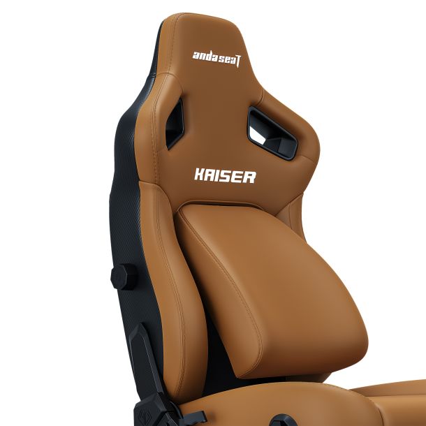 Крісло геймерське Anda Seat Kaiser 4 Size L Premium PVC Brown (871470376) с доставкой