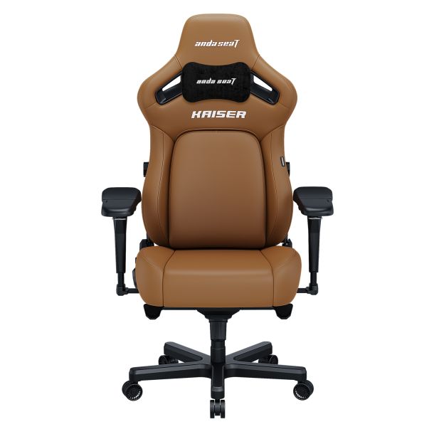 Крісло геймерське Anda Seat Kaiser 4 Size L Premium PVC Brown (871470376) цена