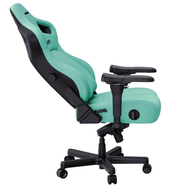 Кресло геймерское Anda Seat Kaiser 4 Size L Premium PVC Green (871470377) дешево