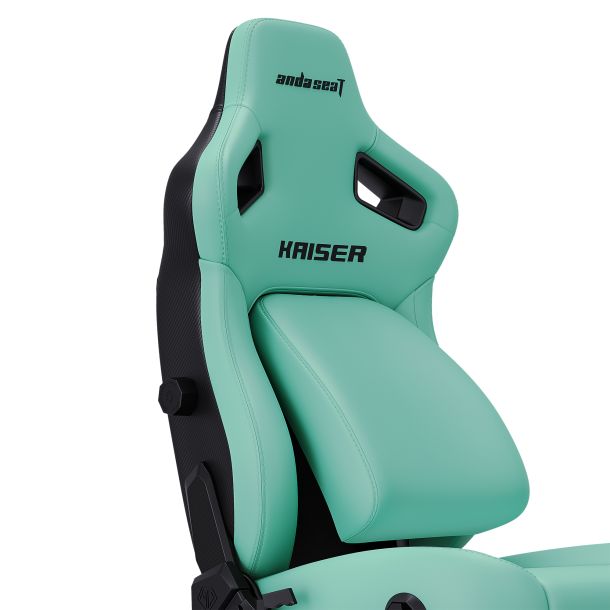 Кресло геймерское Anda Seat Kaiser 4 Size L Premium PVC Green (871470377) с доставкой