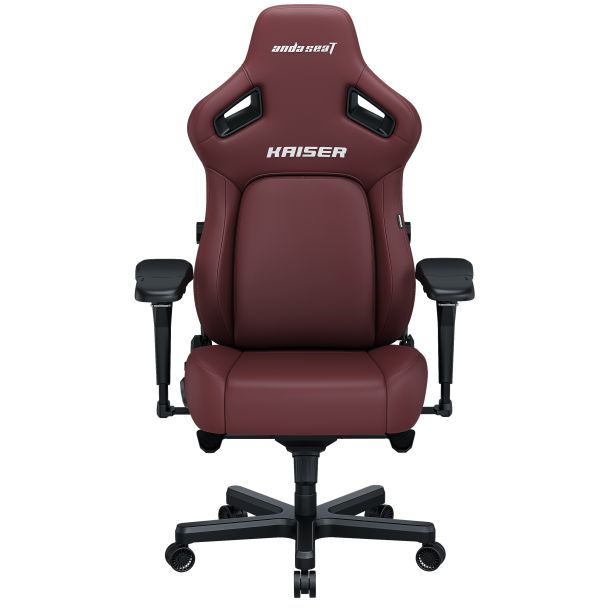 Кресло геймерское Anda Seat Kaiser 4 Size L Premium PVC Maroon (871470375) kupistul