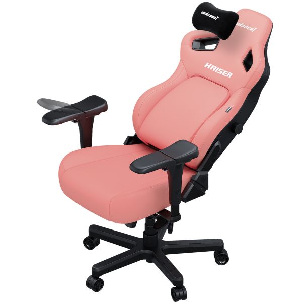 Кресло геймерское Anda Seat Kaiser 4 Size L Premium PVC Pink (871470374) в Украине