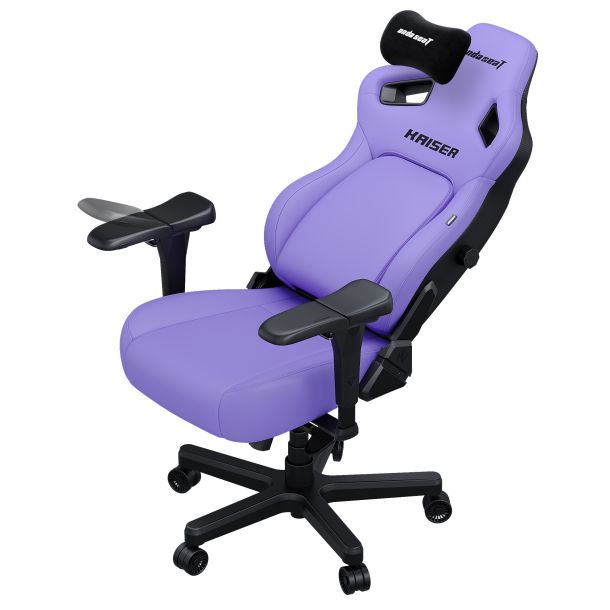 Кресло геймерское Anda Seat Kaiser 4 Size L Premium PVC Purple (871470378) в Украине