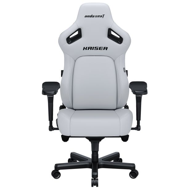 Кресло геймерское Anda Seat Kaiser 4 Size L Premium PVC White (871470379) kupistul