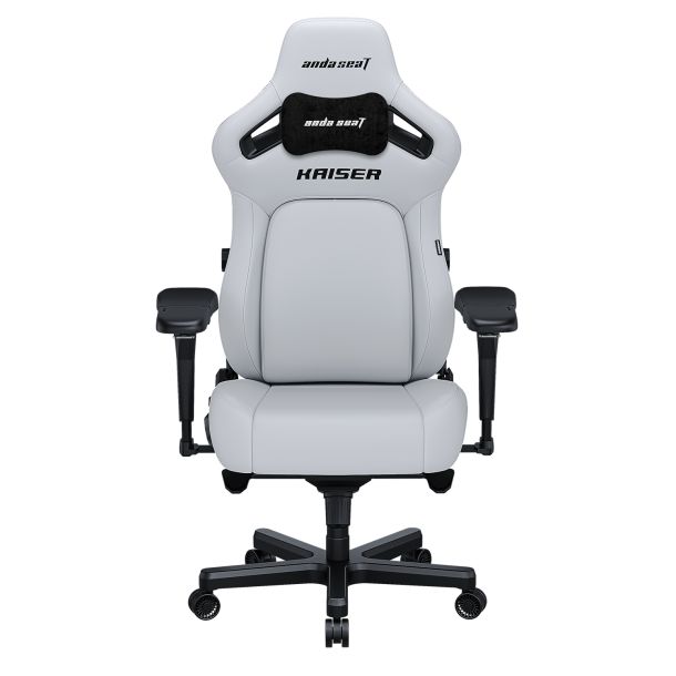 Кресло геймерское Anda Seat Kaiser 4 Size L Premium PVC White (871470379) цена