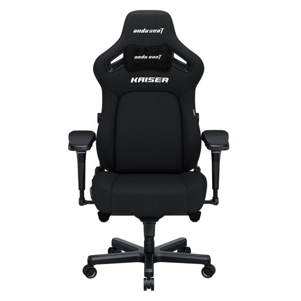 Кресло геймерское Anda Seat Kaiser 4 Size XL Linen Fabric Black (871405848) цена
