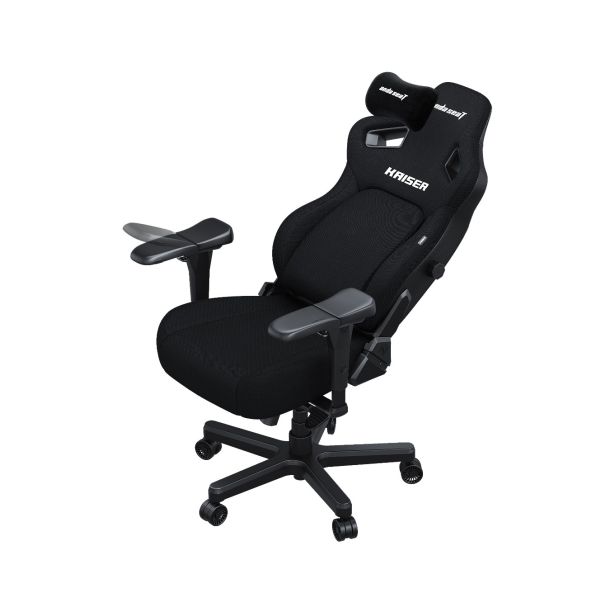 Кресло геймерское Anda Seat Kaiser 4 Size XL Linen Fabric Black (871405848) с доставкой