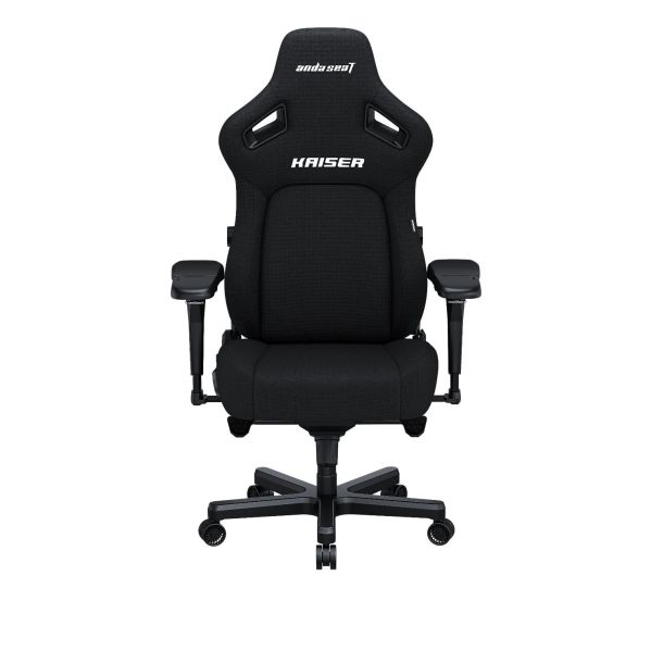 Кресло геймерское Anda Seat Kaiser 4 Size XL Linen Fabric Black (871405848) kupistul