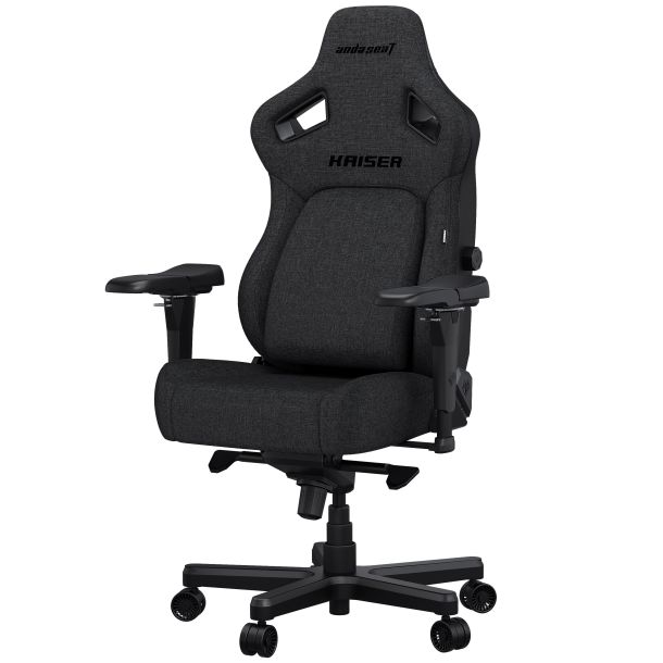 Кресло геймерское Anda Seat Kaiser 4 Size XL Linen Fabric Dark Grey (871485910) с доставкой