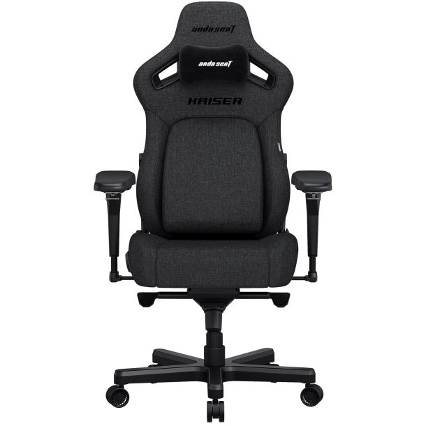 Кресло геймерское Anda Seat Kaiser 4 Size XL Linen Fabric Dark Grey (871485910) фото