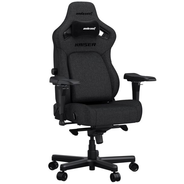 Кресло геймерское Anda Seat Kaiser 4 Size XL Linen Fabric Dark Grey (871485910) в интернет-магазине