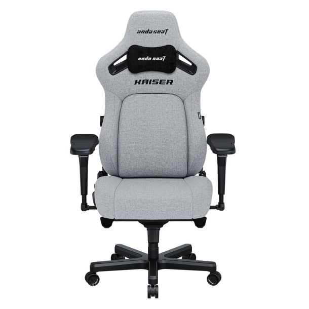 Крісло геймерське Anda Seat Kaiser 4 Size XL Linen Fabric Grey (871405856) цена