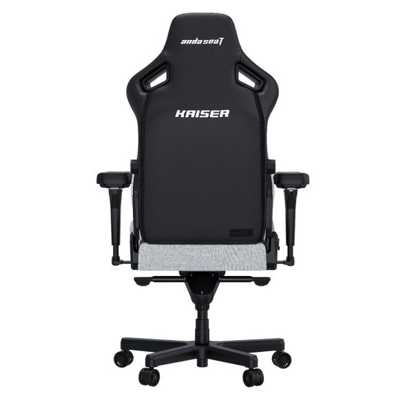 Крісло геймерське Anda Seat Kaiser 4 Size XL Linen Fabric Grey (871405856) недорого