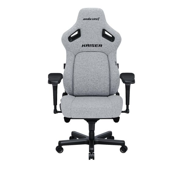 Крісло геймерське Anda Seat Kaiser 4 Size XL Linen Fabric Grey (871405856) kupistul