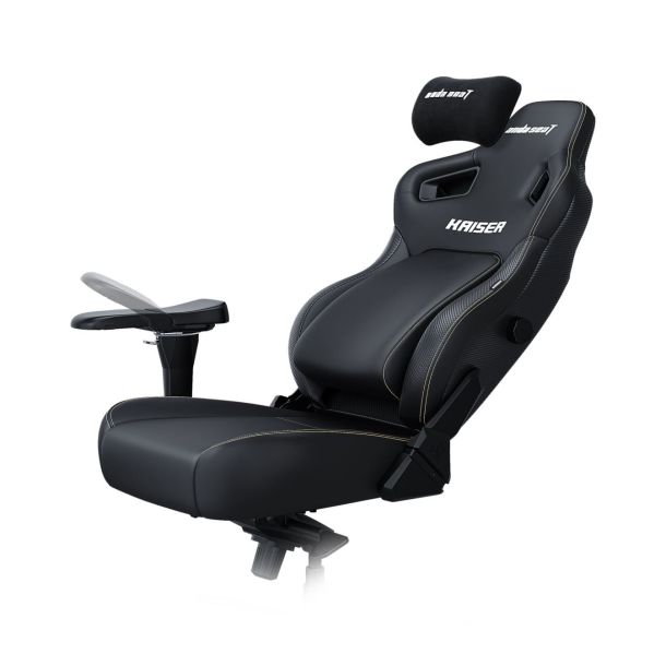 Кресло геймерское Anda Seat Kaiser 4 Size XL Premium PVC Black (871405840) с доставкой