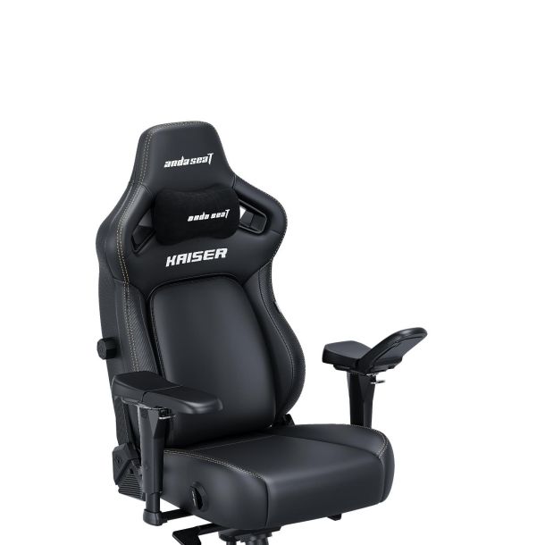 Кресло геймерское Anda Seat Kaiser 4 Size XL Premium PVC Black (871405840) дешево